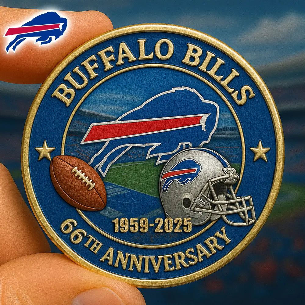 Buffalo Bills | Premium NFL Commemorative Coin HI – HuddleStyle.com - Image 3