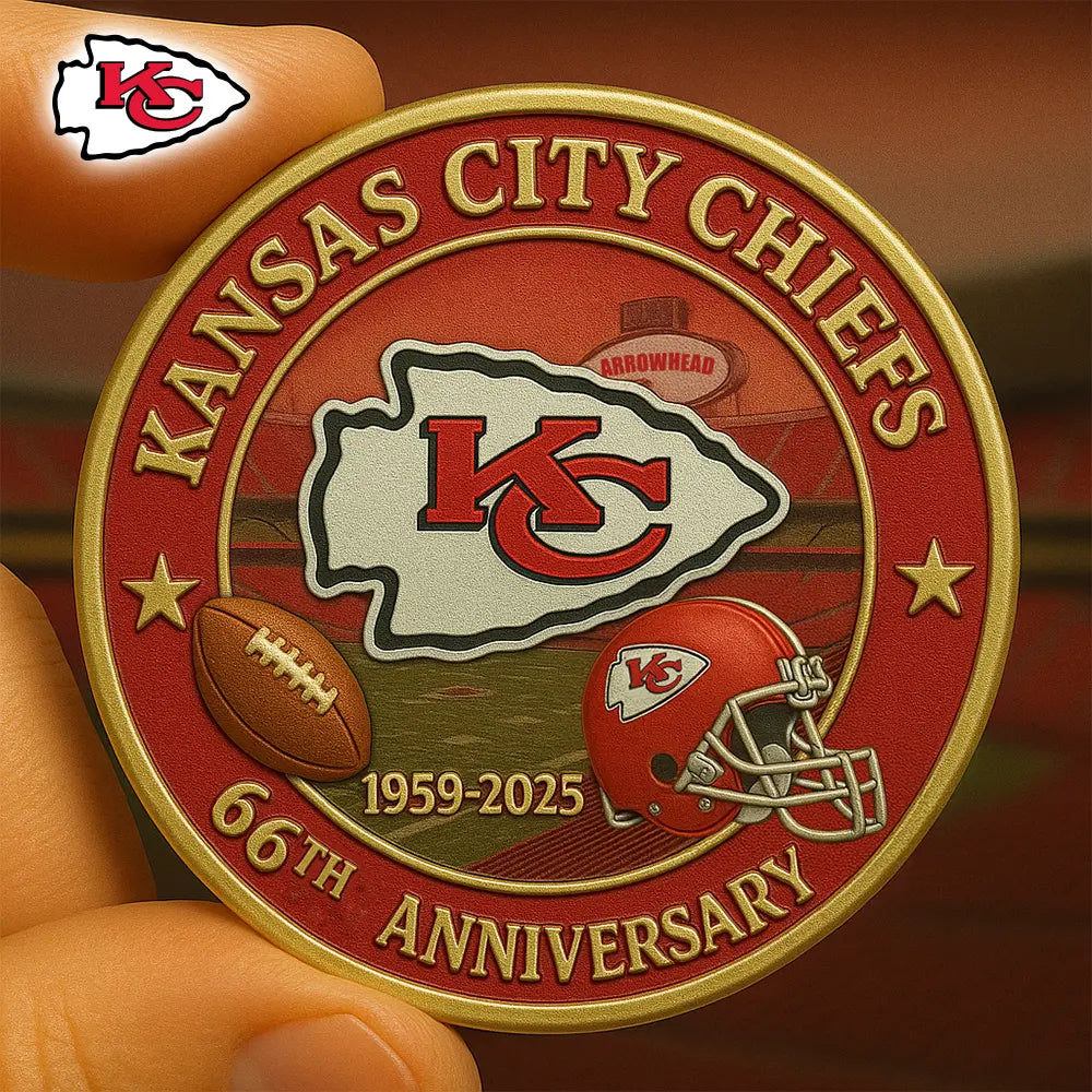 Kansas City Chiefs | Premium NFL Commemorative Coin HI – HuddleStyle.com - Image 2