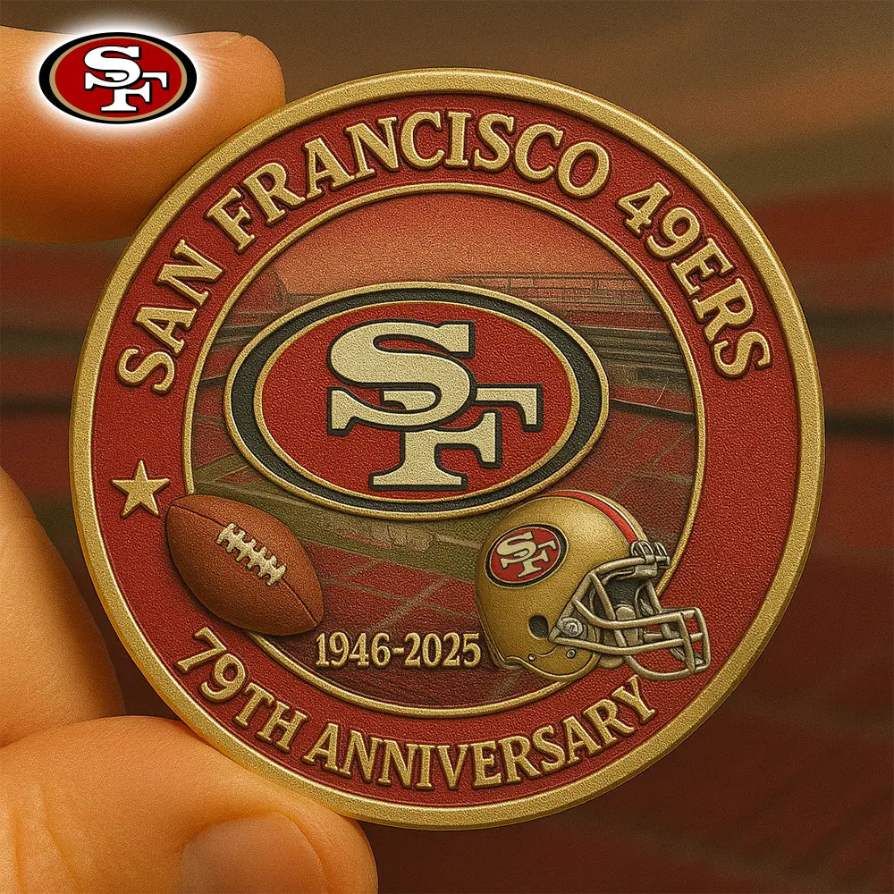 San Francisco 49ers | Premium NFL Commemorative Coin HI – HuddleStyle.com - Main