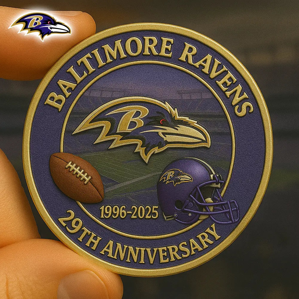 Baltimore Ravens | Premium NFL Commemorative Coin HI – HuddleStyle.com - Image 3