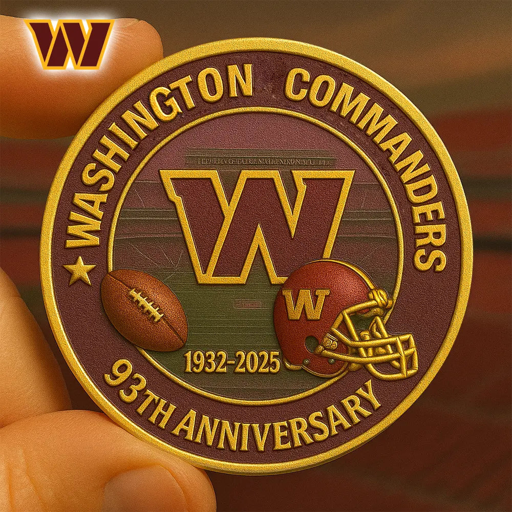 Washington Commanders | Premium NFL Commemorative Coin HI – HuddleStyle.com - Image 2