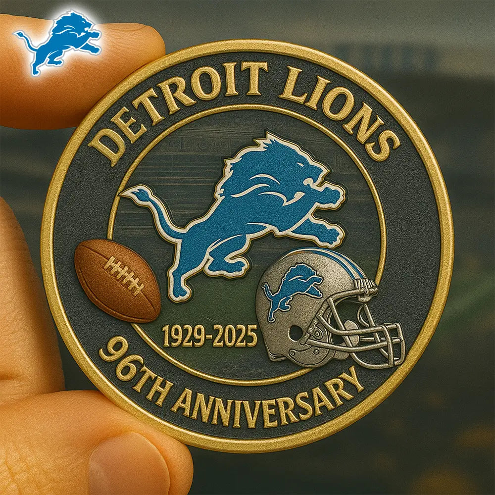 Detroit Lions | Premium NFL Commemorative Coin HI – HuddleStyle.com - Main