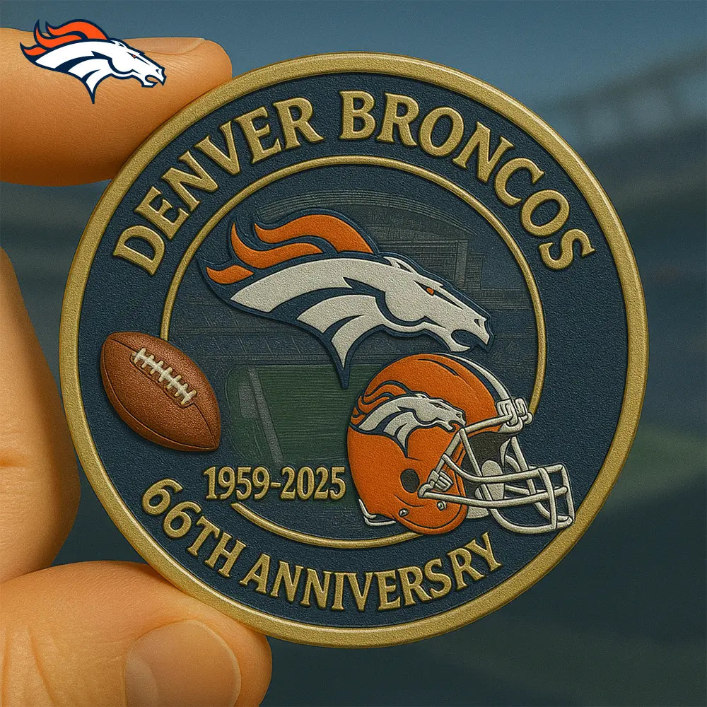 Denver Broncos | Premium NFL Commemorative Coin HI – HuddleStyle.com - Image 3