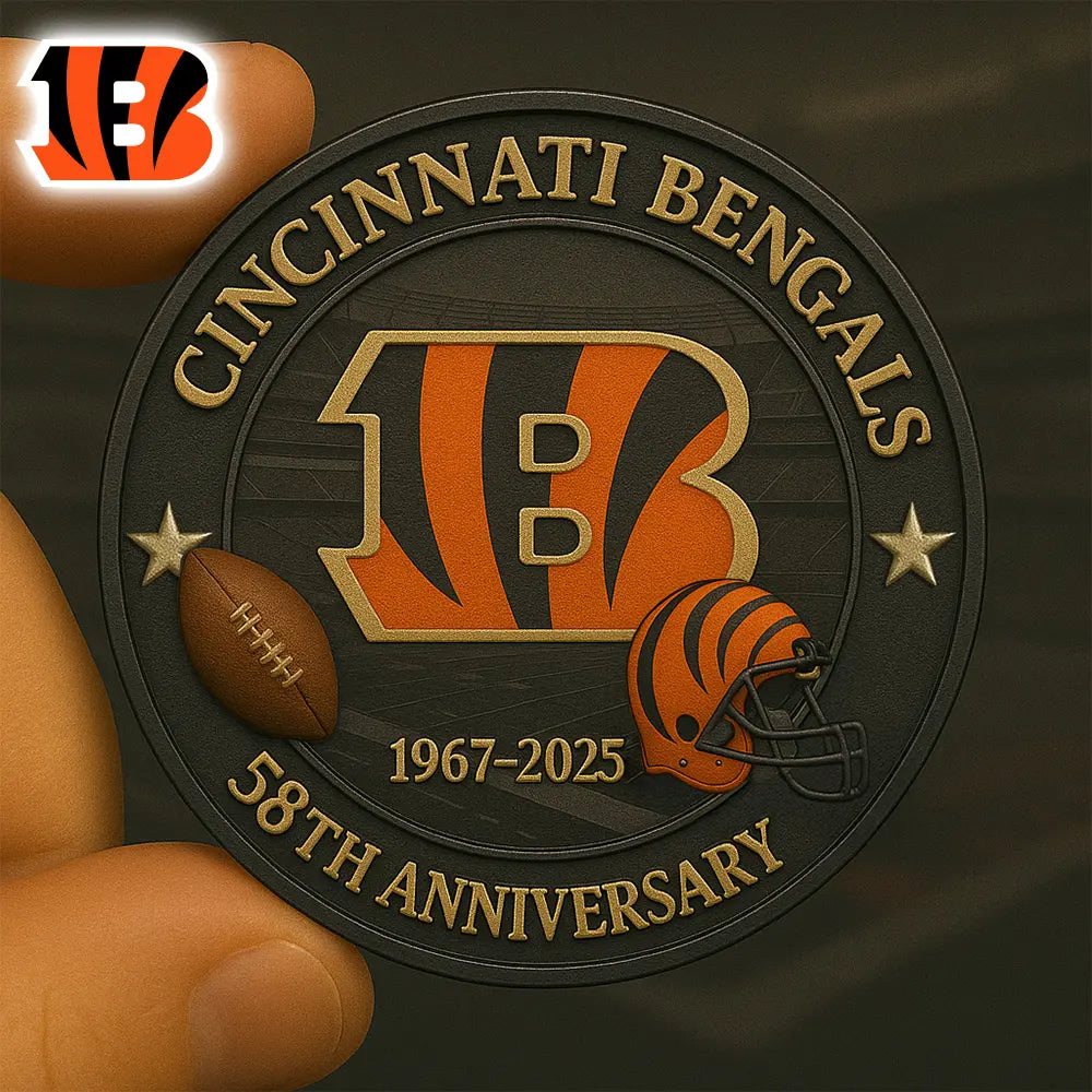 Cincinnati Bengals | Premium NFL Commemorative Coin HI – HuddleStyle.com - Image 2