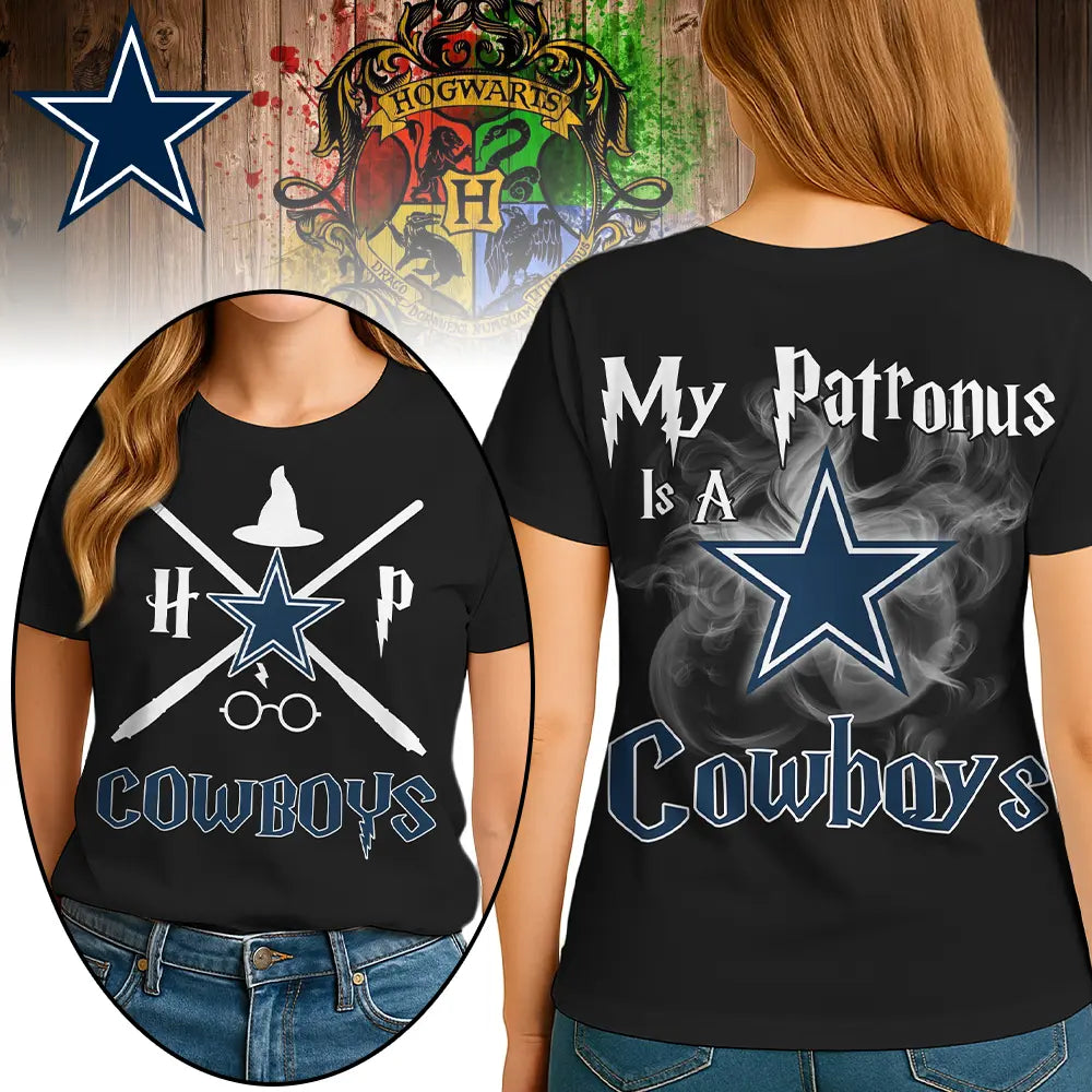 Dallas Cowboys | Premium NFL and Harry Potter Fan Shirt HI – HuddleStyle.com - Image 2