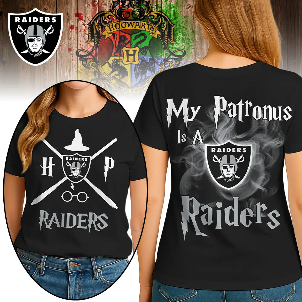Las Vegas Raiders | Premium NFL and Harry Potter Fan Shirt HI – HuddleStyle.com - Image 2