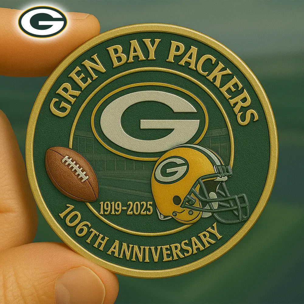 Green Bay Packers | Premium NFL Commemorative Coin HI – HuddleStyle.com - Image 3