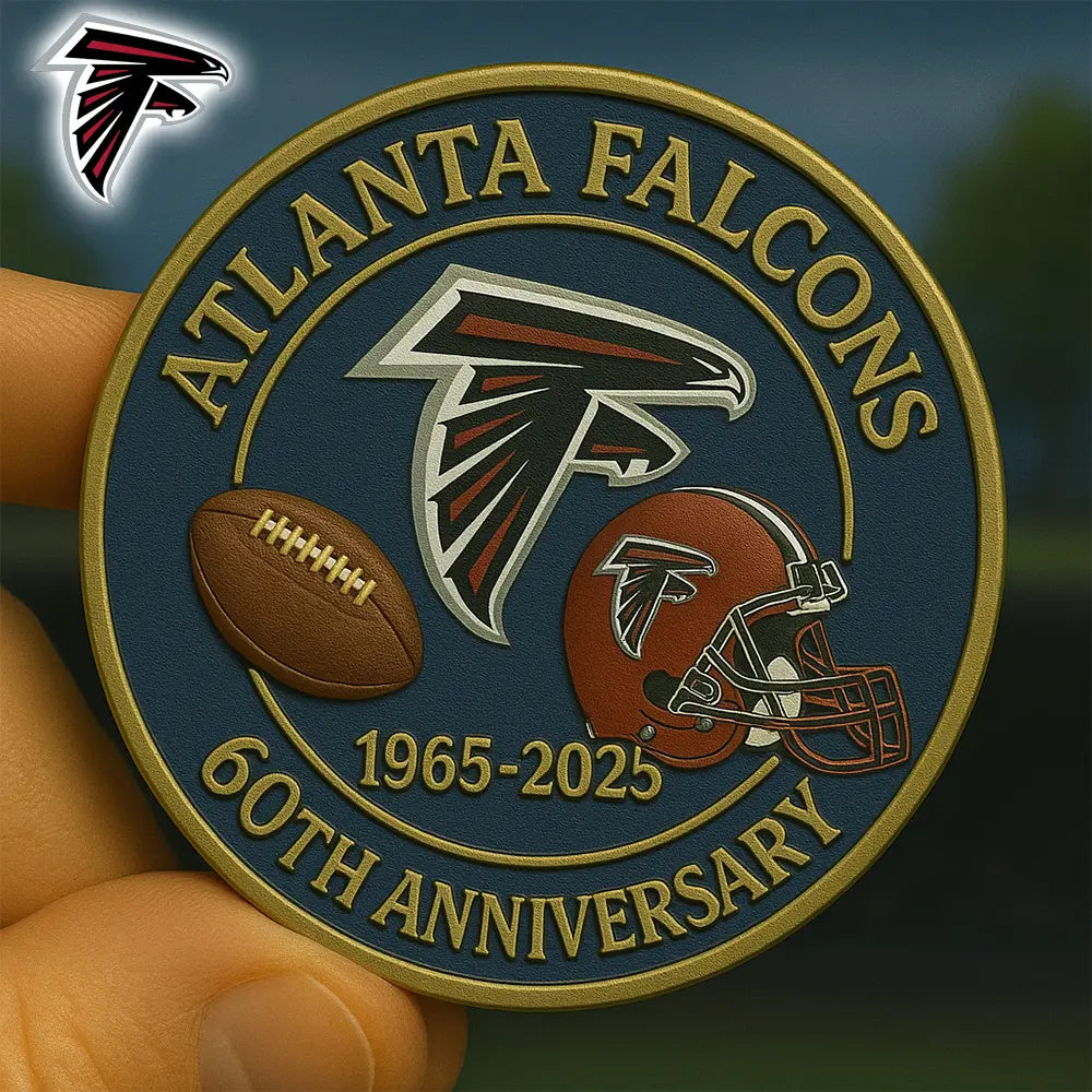 Atlanta Falcons | Premium NFL Commemorative Coin HI – HuddleStyle.com - Image 2
