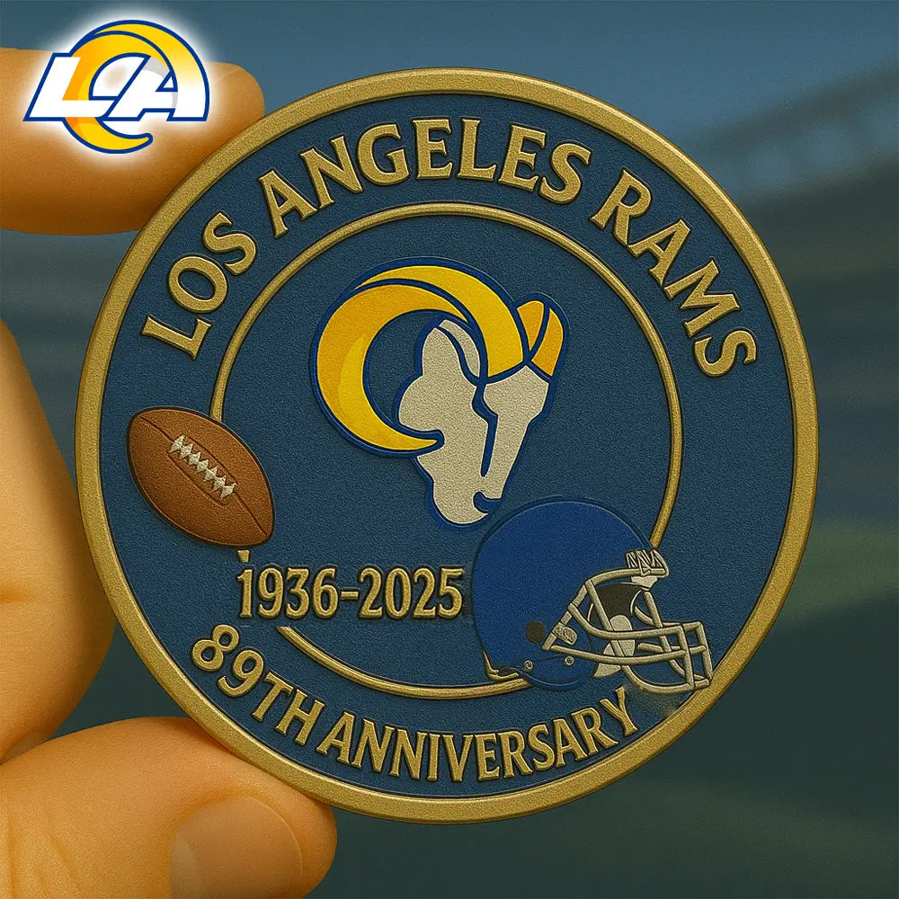 Los Angeles Rams | Premium NFL Commemorative Coin HI – HuddleStyle.com - Image 2