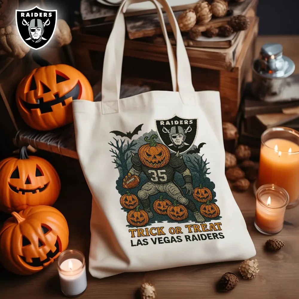 Las Vegas Raiders | Premium NFL Tote Bag HI – HuddleStyle.com - Main