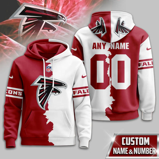 Atlanta Falcons | Premium Victory Split Hoodie TD – HuddleStyle.com - Main