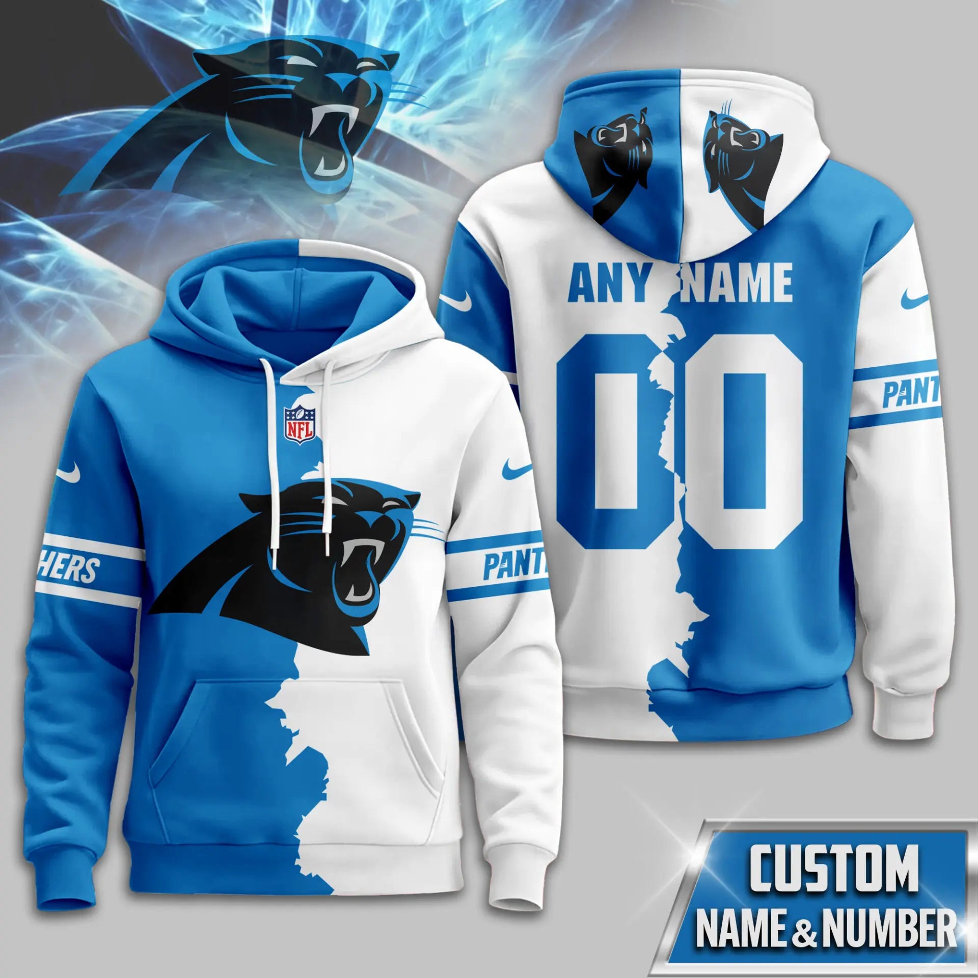 Carolina Panthers | Premium Victory Split Hoodie TD – HuddleStyle.com - Main