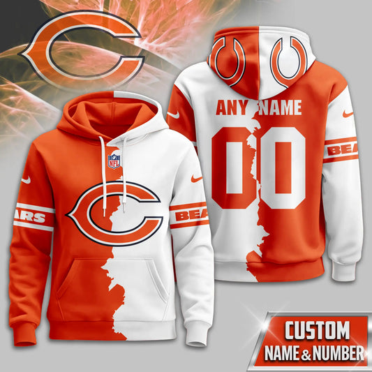 Chicago Bears | Premium Victory Split Hoodie TD – HuddleStyle.com - Main