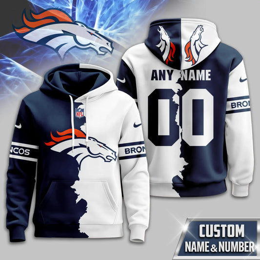 Denver Broncos | Premium Victory Split Hoodie TD – HuddleStyle.com - Main