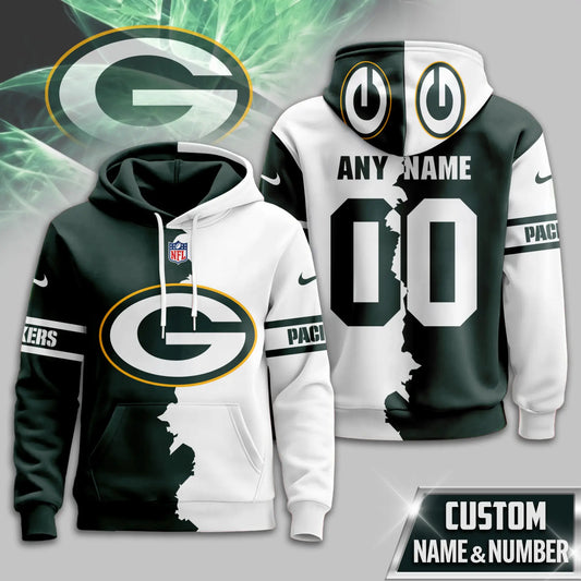 Green Bay Packers | Premium Victory Split Hoodie TD – HuddleStyle.com - Main