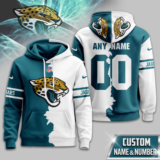 Jacksonville Jaguars | Premium Victory Split Hoodie TD – HuddleStyle.com - Main