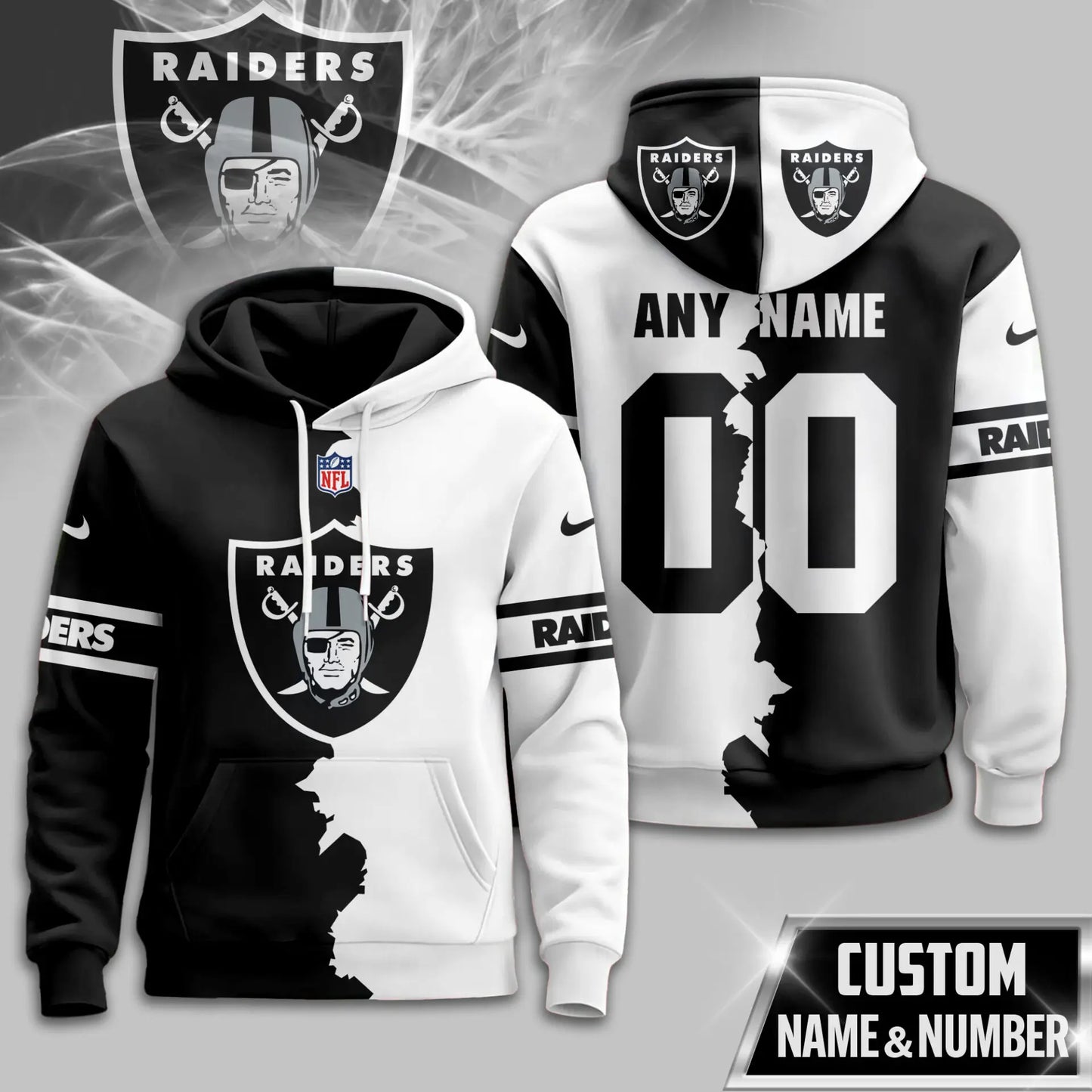 Las Vegas Raiders | Premium Victory Split Hoodie TD – HuddleStyle.com - Main