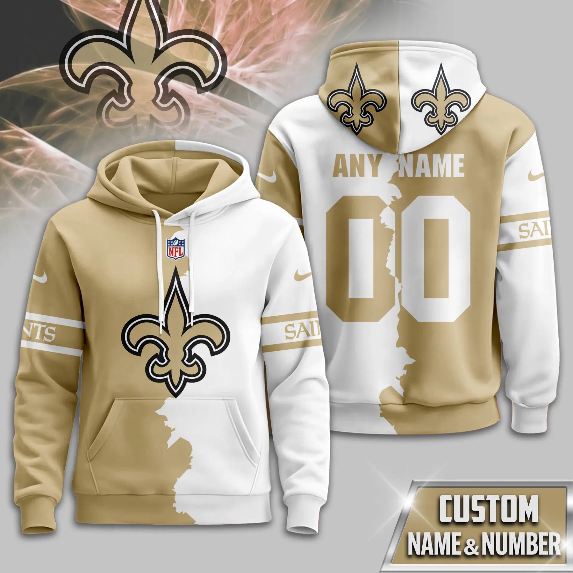 New Orleans Saints | Premium Victory Split Hoodie TD – HuddleStyle.com - Main