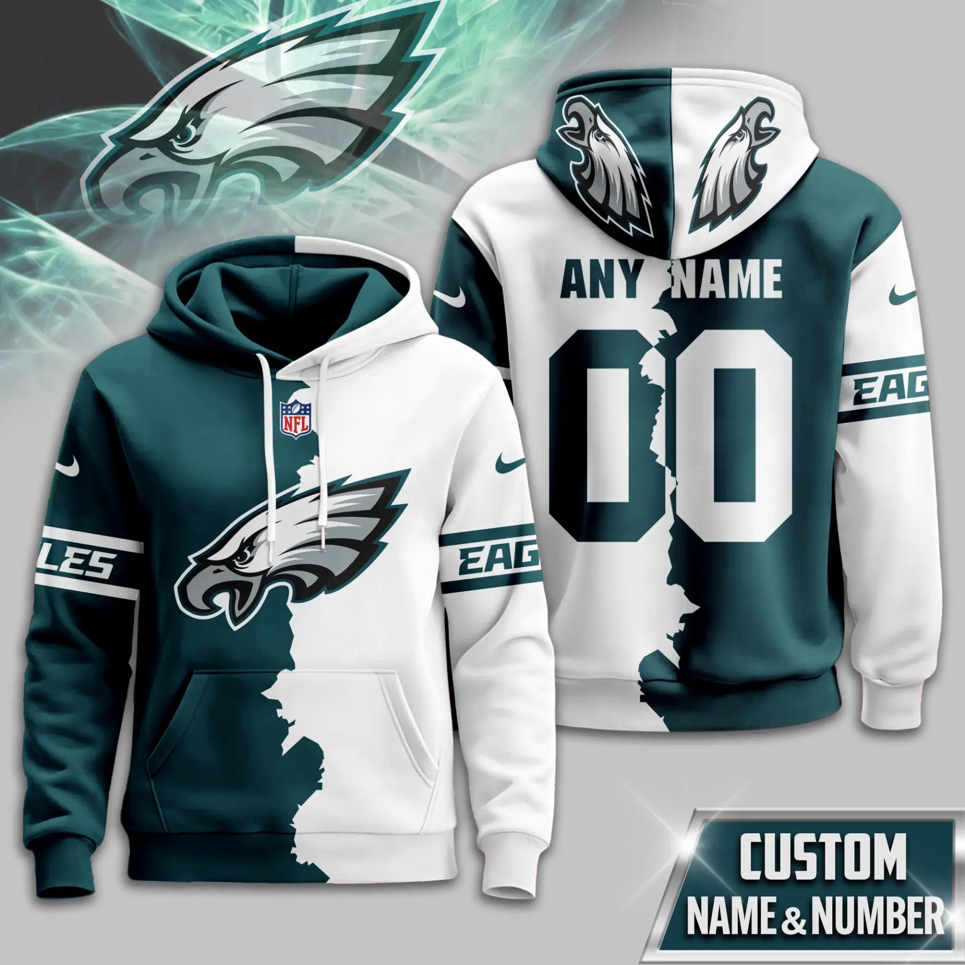 Philadelphia Eagles | Premium Victory Split Hoodie TD – HuddleStyle.com - Main