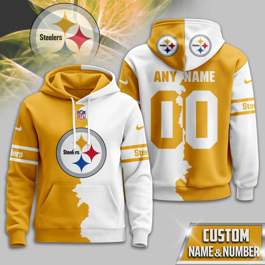 Pittsburgh Steelers | Premium Victory Split Hoodie TD – HuddleStyle.com - Main