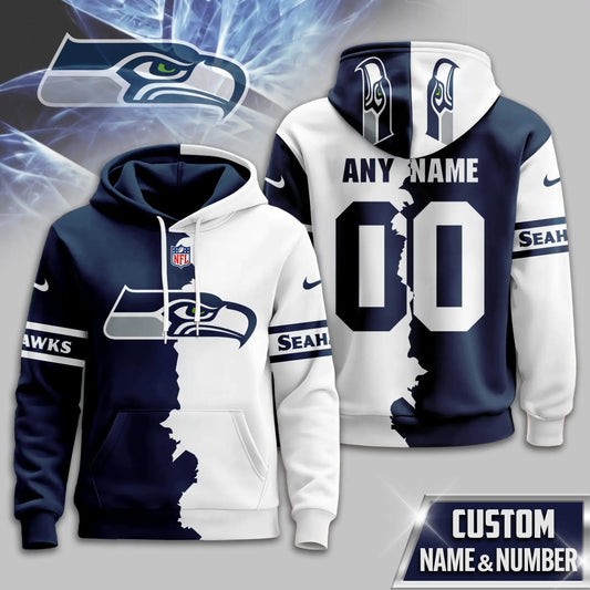 Seattle Seahawks | Premium Victory Split Hoodie TD – HuddleStyle.com - Main