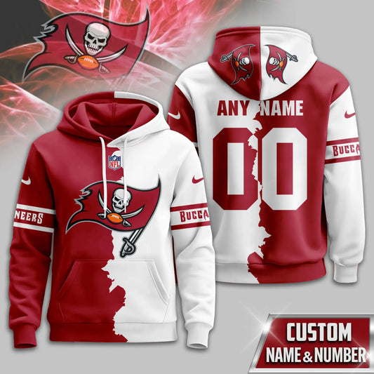 Tampa Bay Buccaneers | Premium Victory Split Hoodie TD – HuddleStyle.com - Main