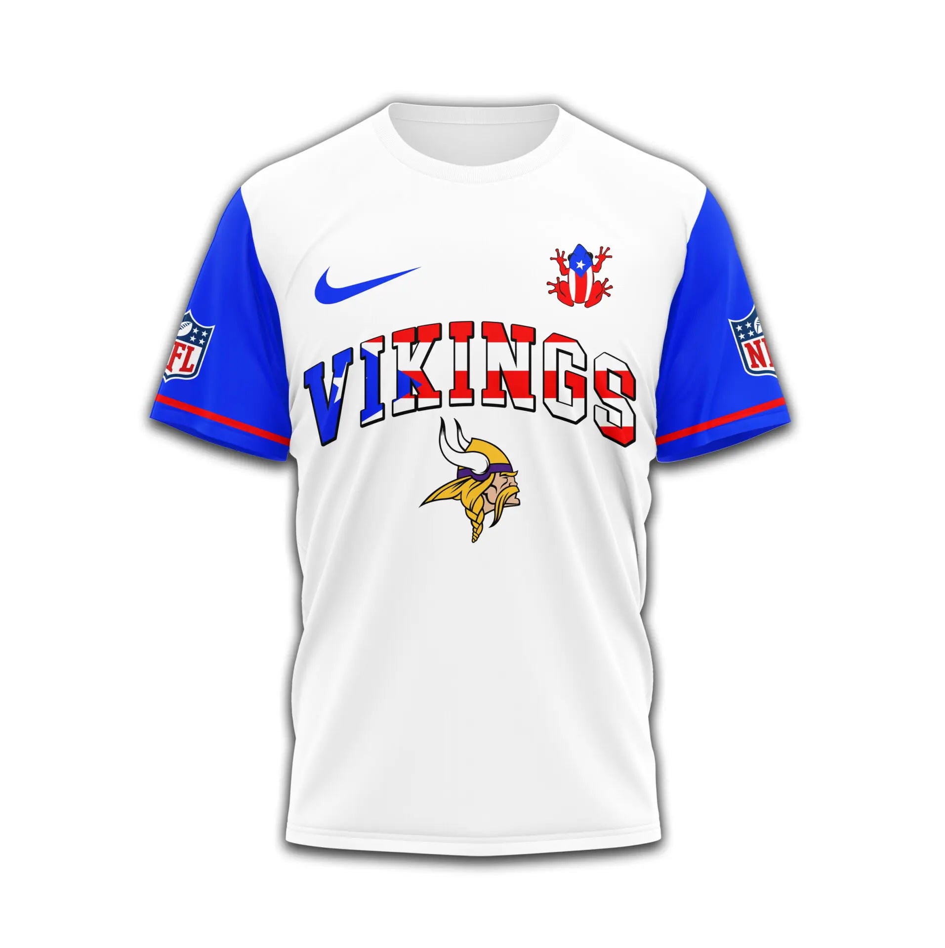 Minnesota Vikings | Premium NFL x Puerto Rico  3D Shirt TD – HuddleStyle.com - Image 4