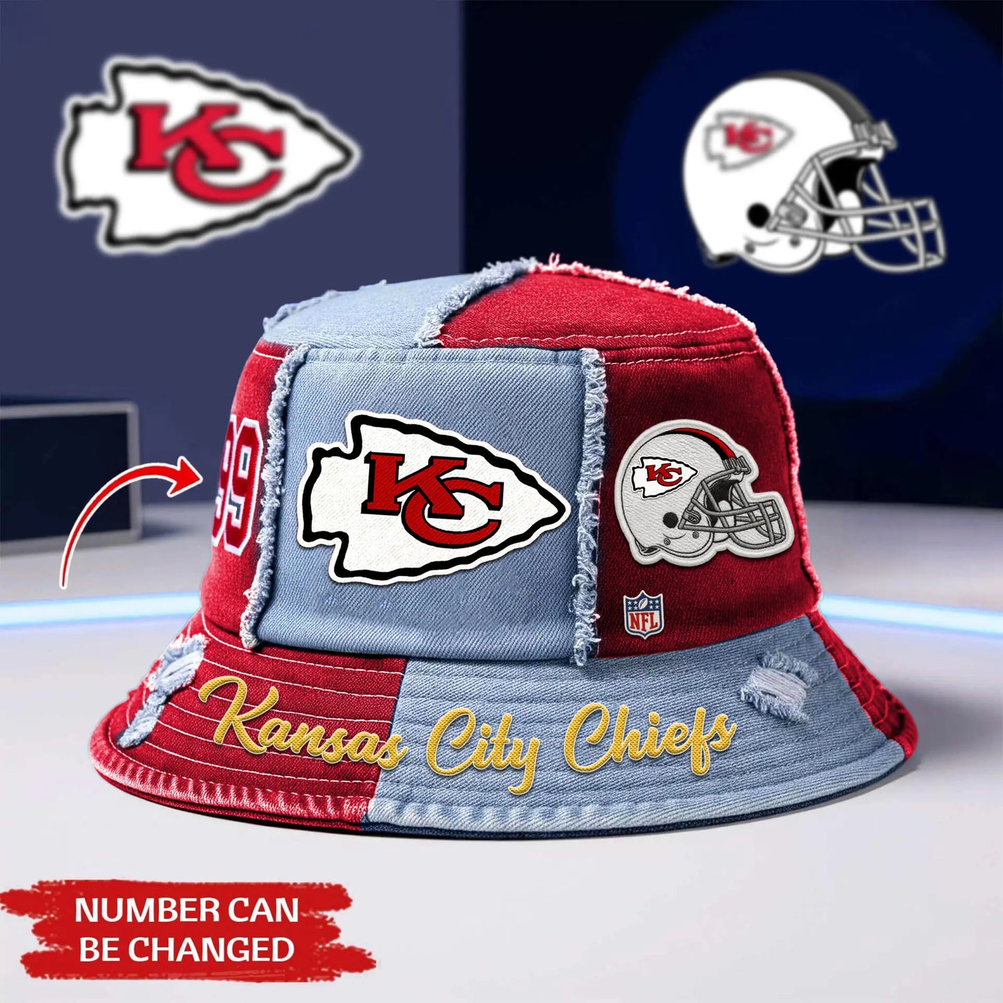Kansas City Chiefs | Premium Bucket Hat TD – HuddleStyle.com - Main