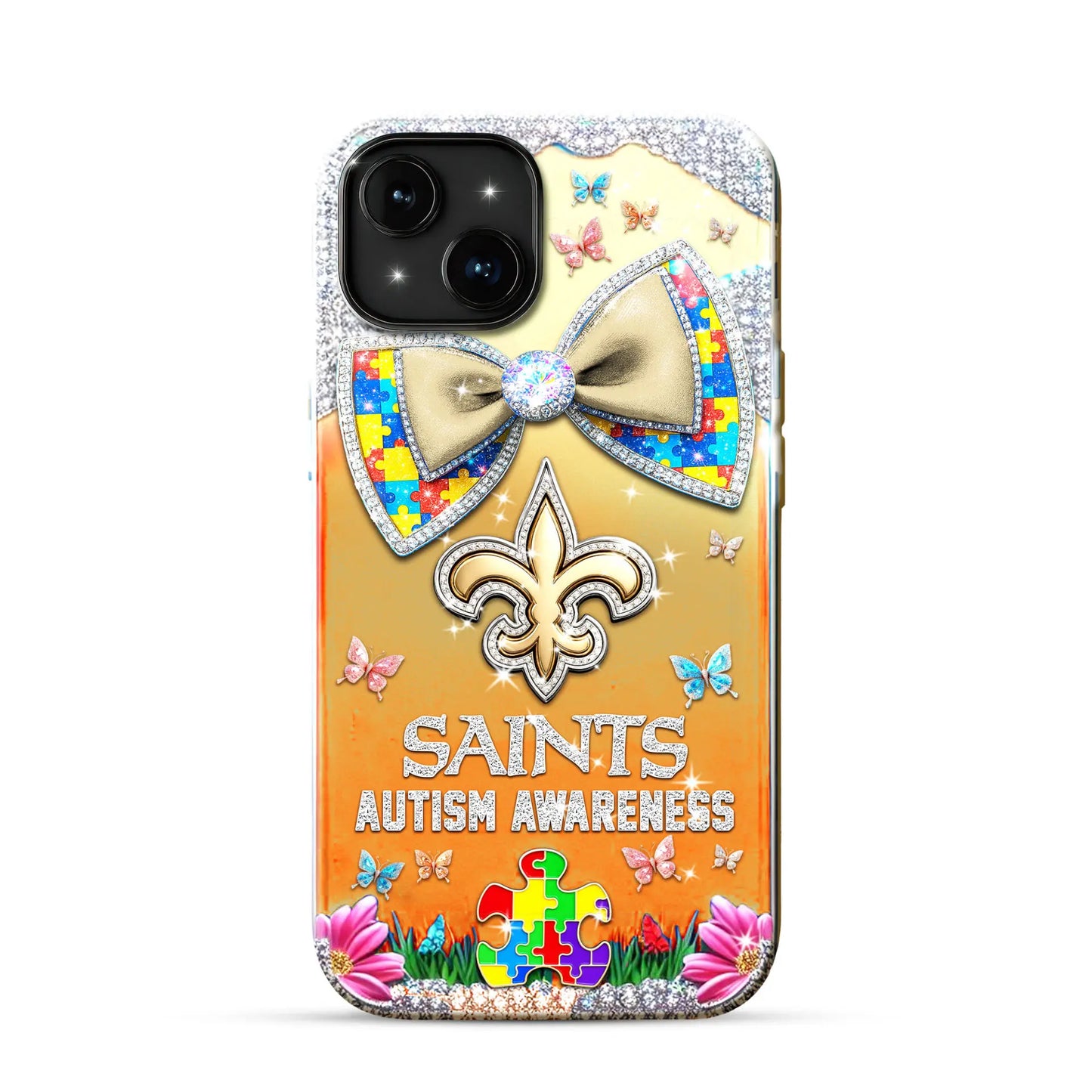 New Orleans Saints | Premium NFL Autism Awareness Phonecase TD – HuddleStyle.com - Main