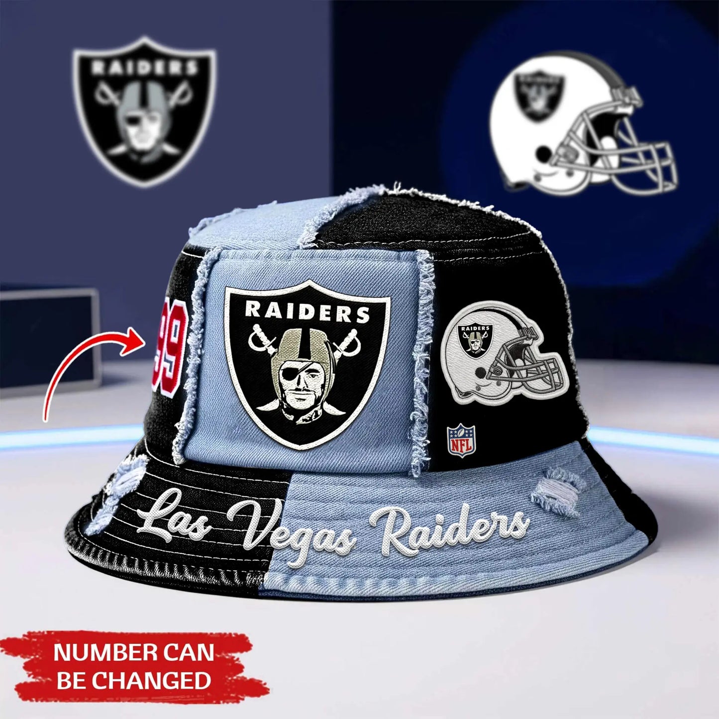 Las Vegas Raiders | Premium Bucket Hat TD – HuddleStyle.com - Main