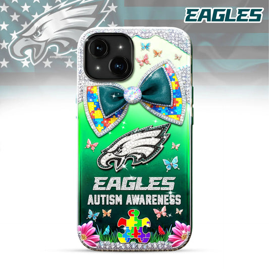 Philadelphia Eagles | Premium NFL Autism Awareness Phonecase TD – HuddleStyle.com - Main