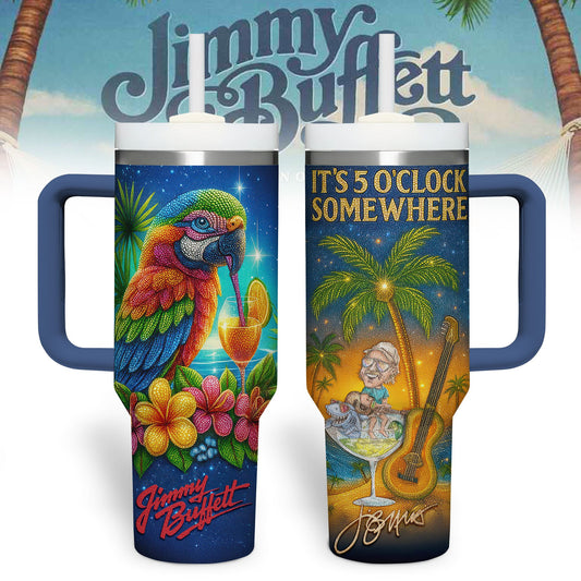 Jimmy Buffett | Premium 40oz Tumbler With Handle TD