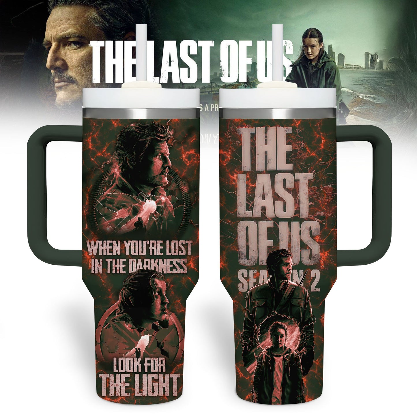 The Last Of Us | Premium 40oz Tumbler With Handle MH