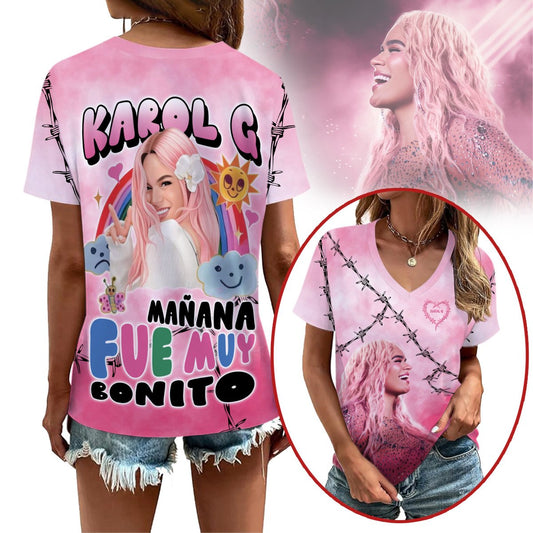 KRG V-neck Short Sleeve Shirt NY DB