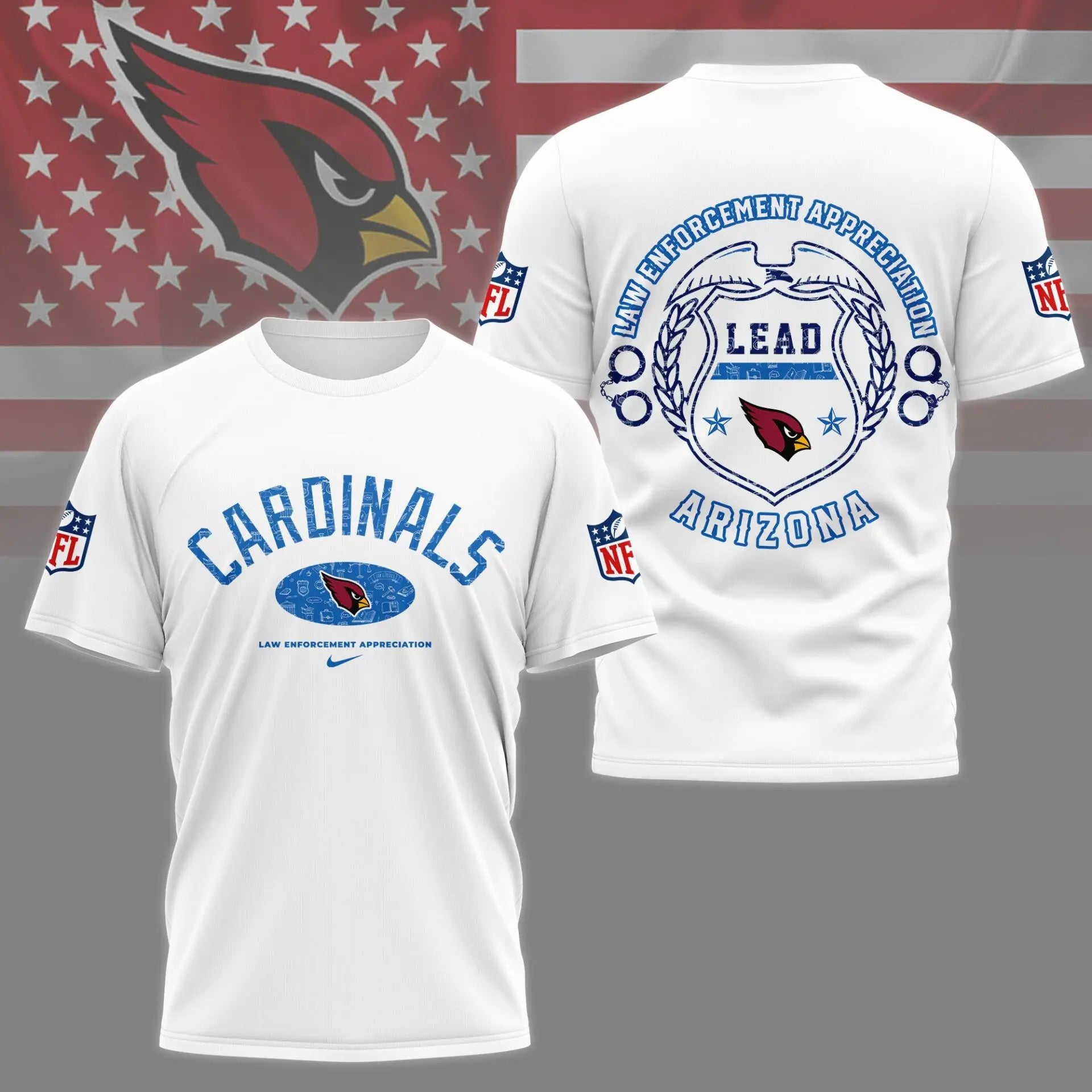 Arizona Cardinals | Premium Law Appreciation Month 3D Shirt NY – HuddleStyle.com - Image 4