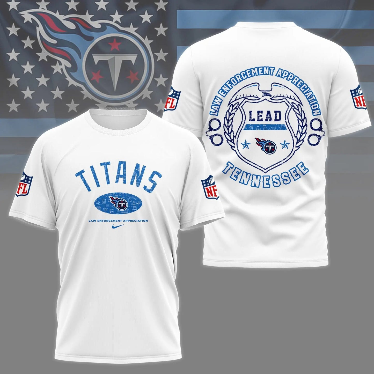 Tennessee Titans | Premium Law Appreciation Month 3D Shirt NY – HuddleStyle.com - Image 5