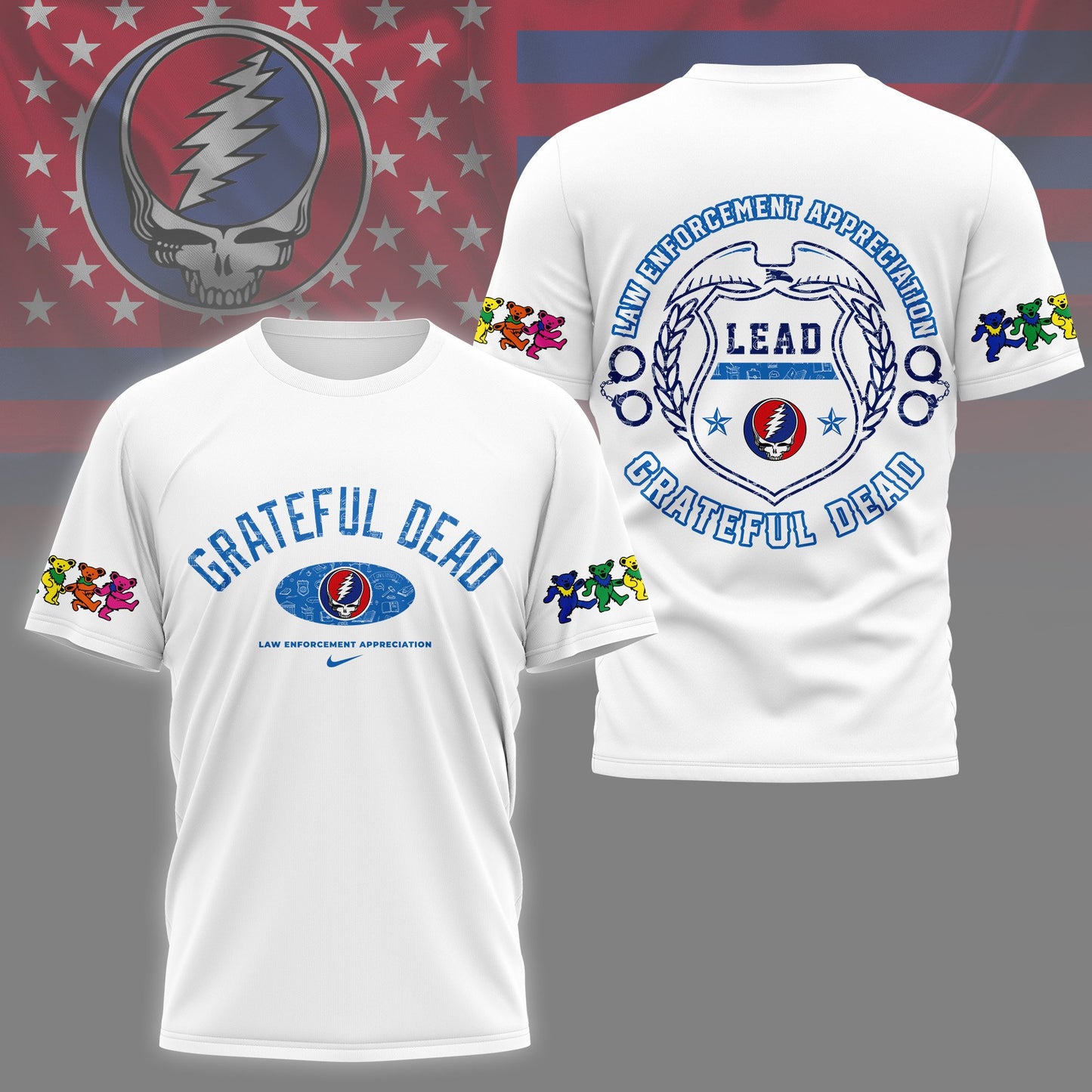 Grateful Dead Law Appreciation Month 3D Shirt NY