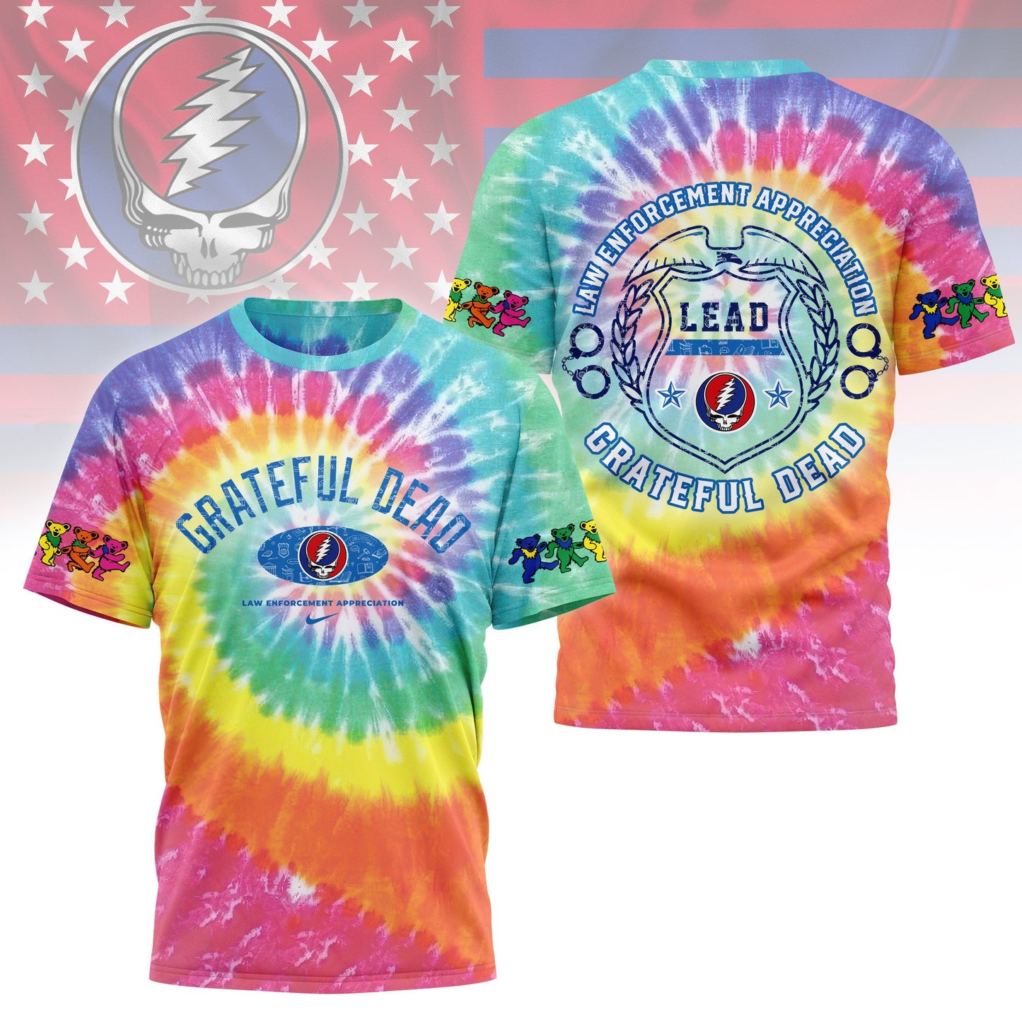 Grateful Dead Law Appreciation Month 3D Shirt NY