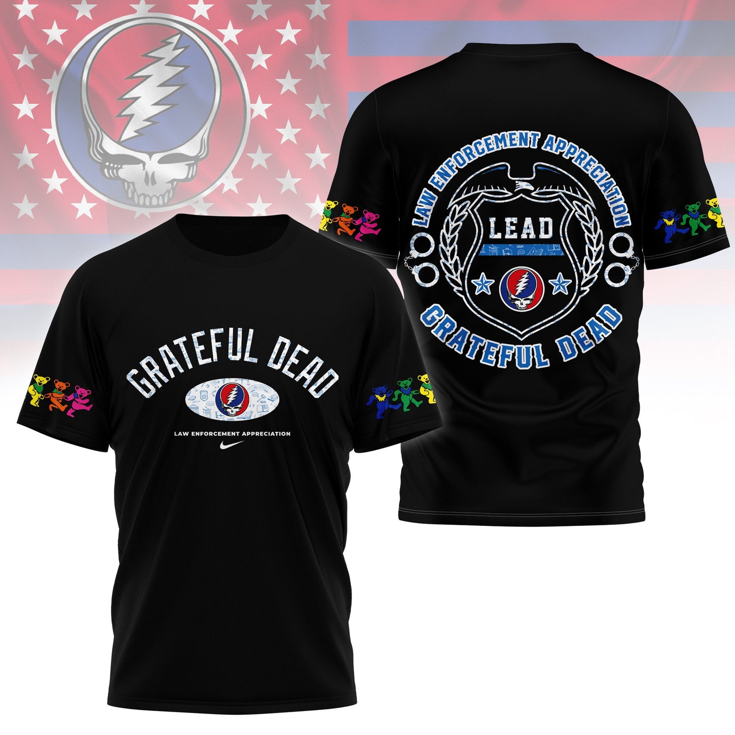 Grateful Dead Law Appreciation Month 3D Shirt NY