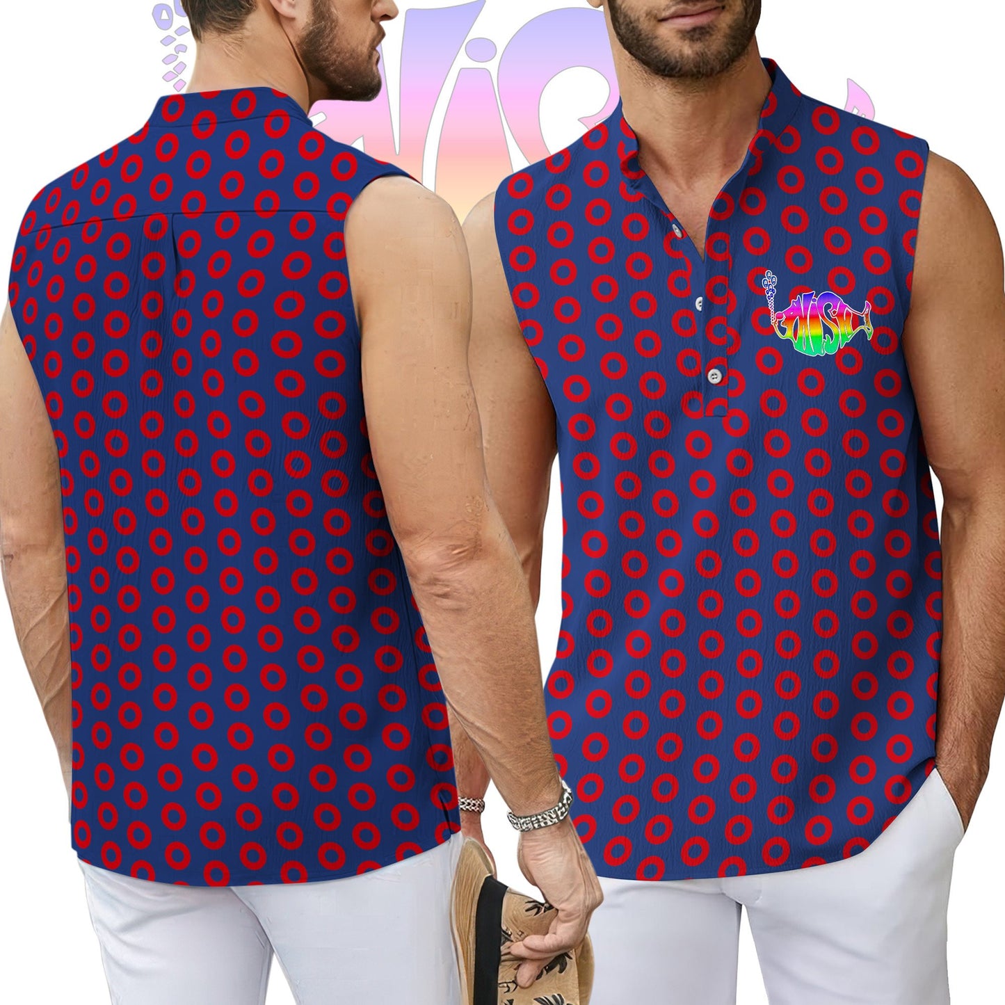 PHI Sleeveless Shirts for Men NY