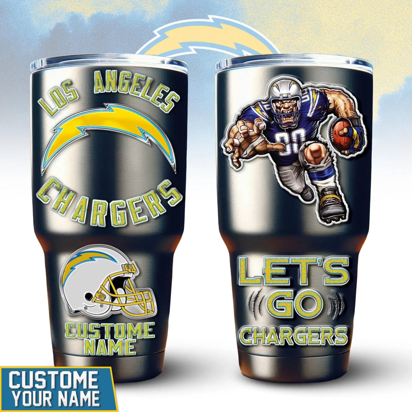 Los Angeles Chargers | PREMIUM TUMBLER TD – HuddleStyle.com - Main