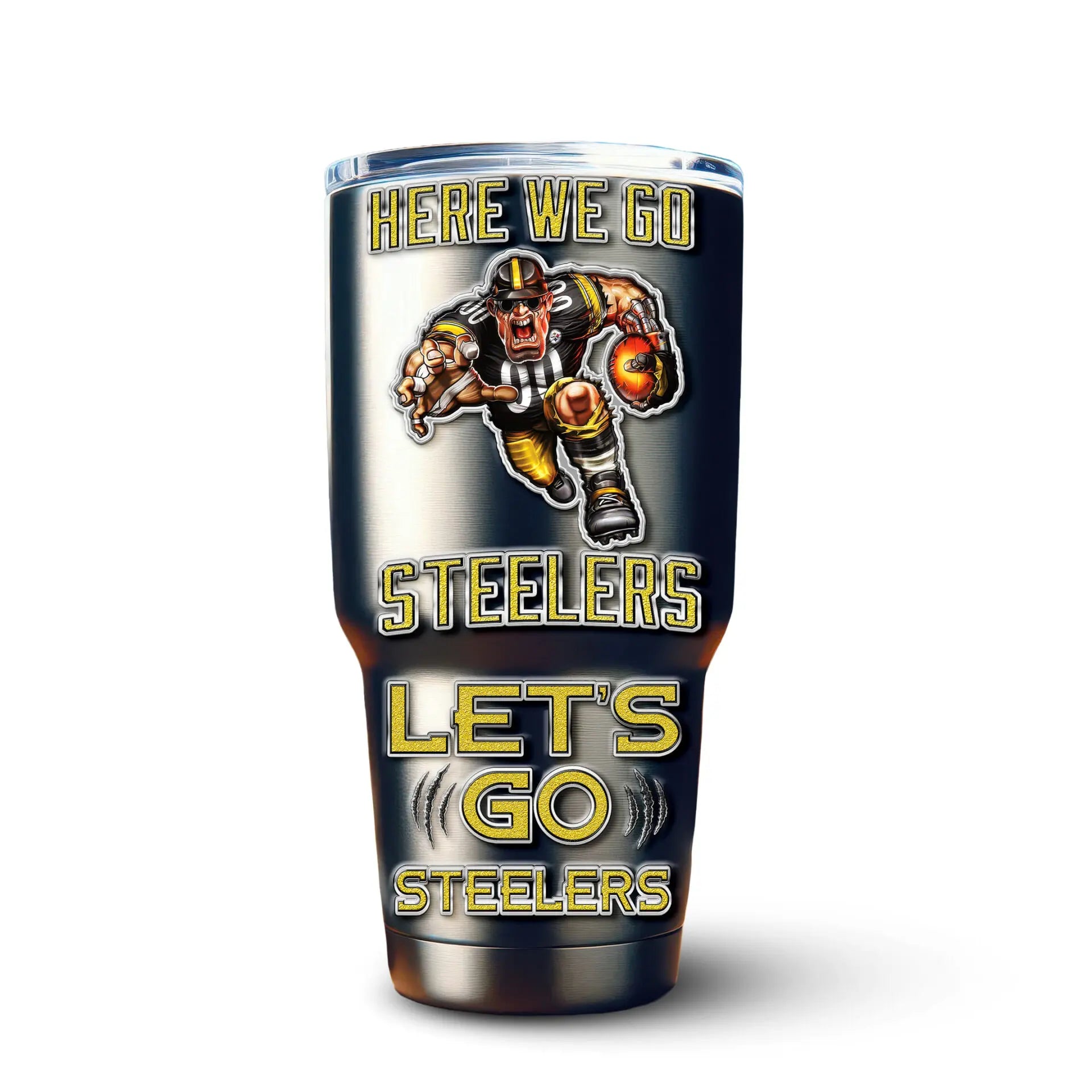 Pittsburgh Steelers | PREMIUM TUMBLER TD – HuddleStyle.com - Image 3