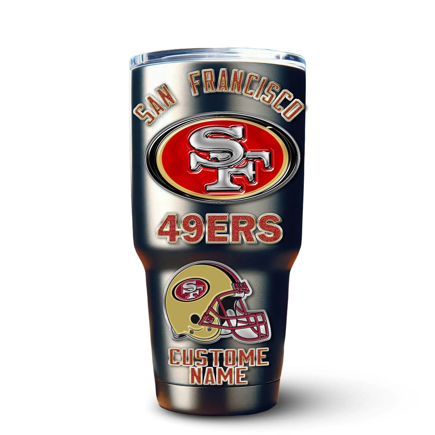 San Francisco 49ers | PREMIUM TUMBLER TD – HuddleStyle.com - Image 4