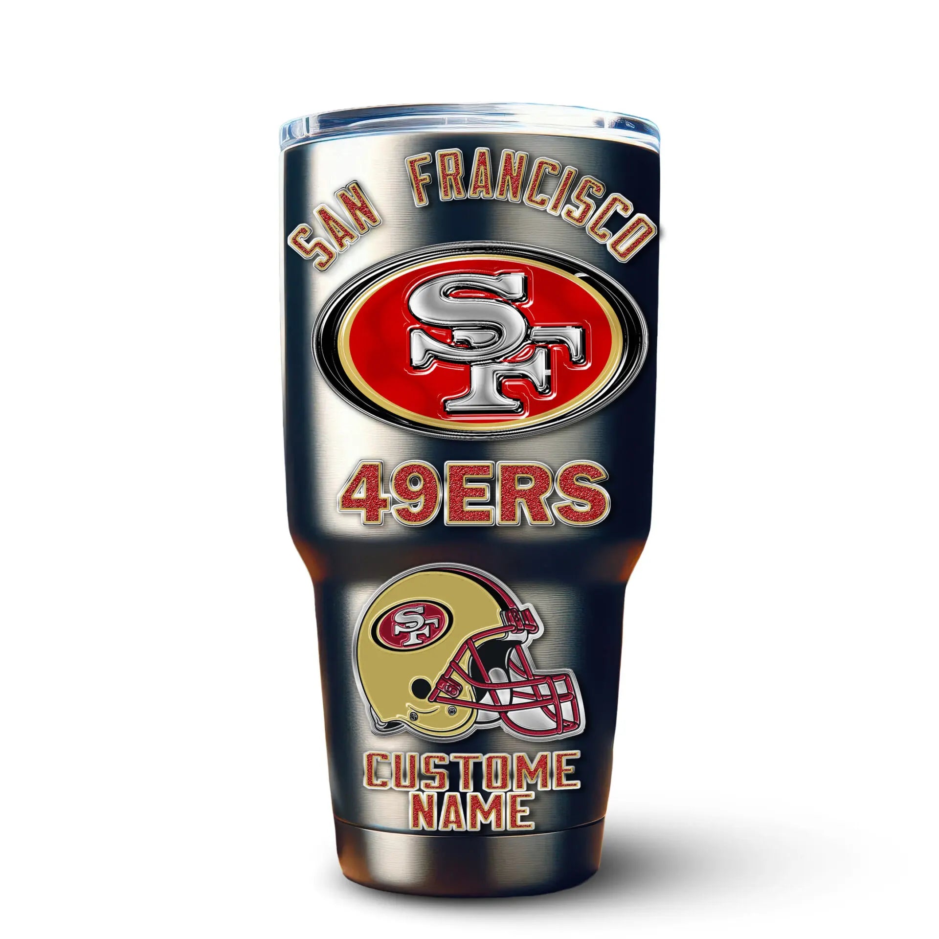 San Francisco 49ers | PREMIUM TUMBLER TD – HuddleStyle.com - Image 4
