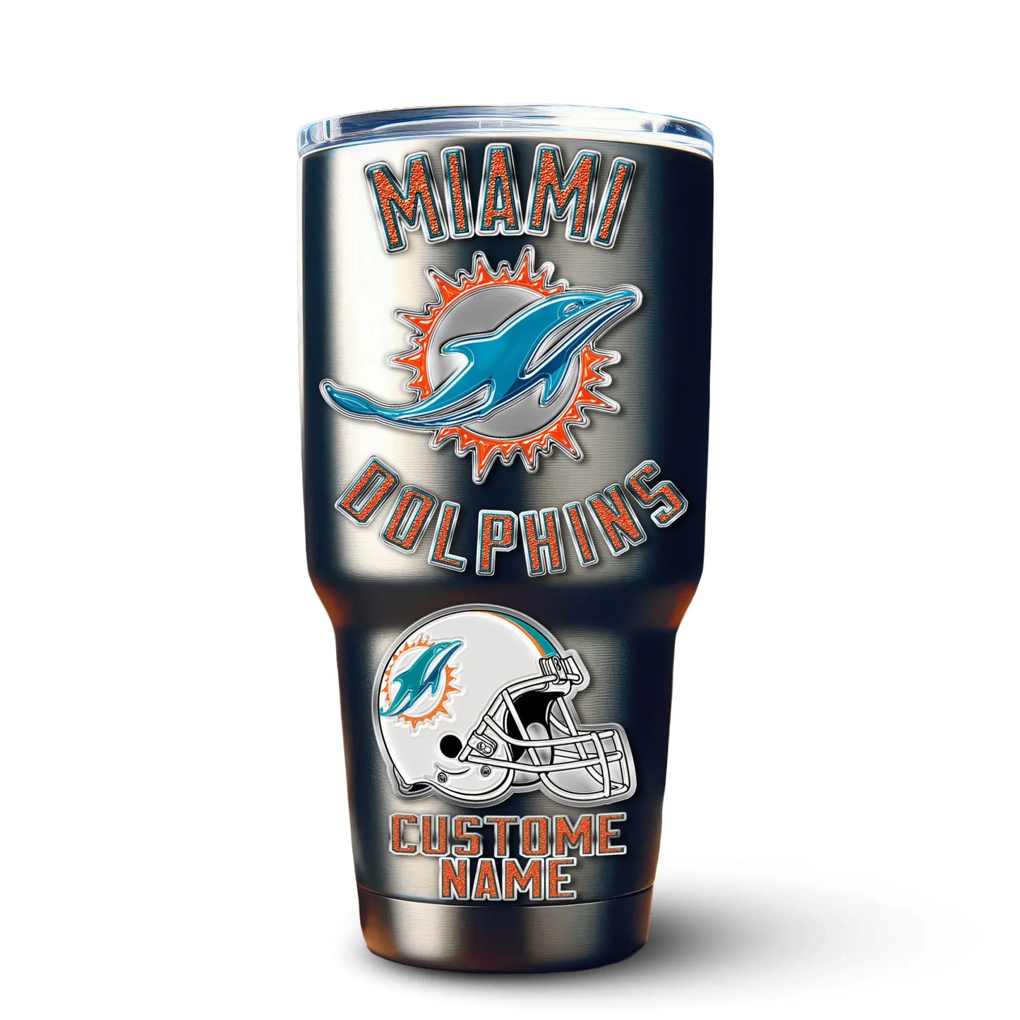 Miami Dolphins | PREMIUM TUMBLER TD – HuddleStyle.com - Main