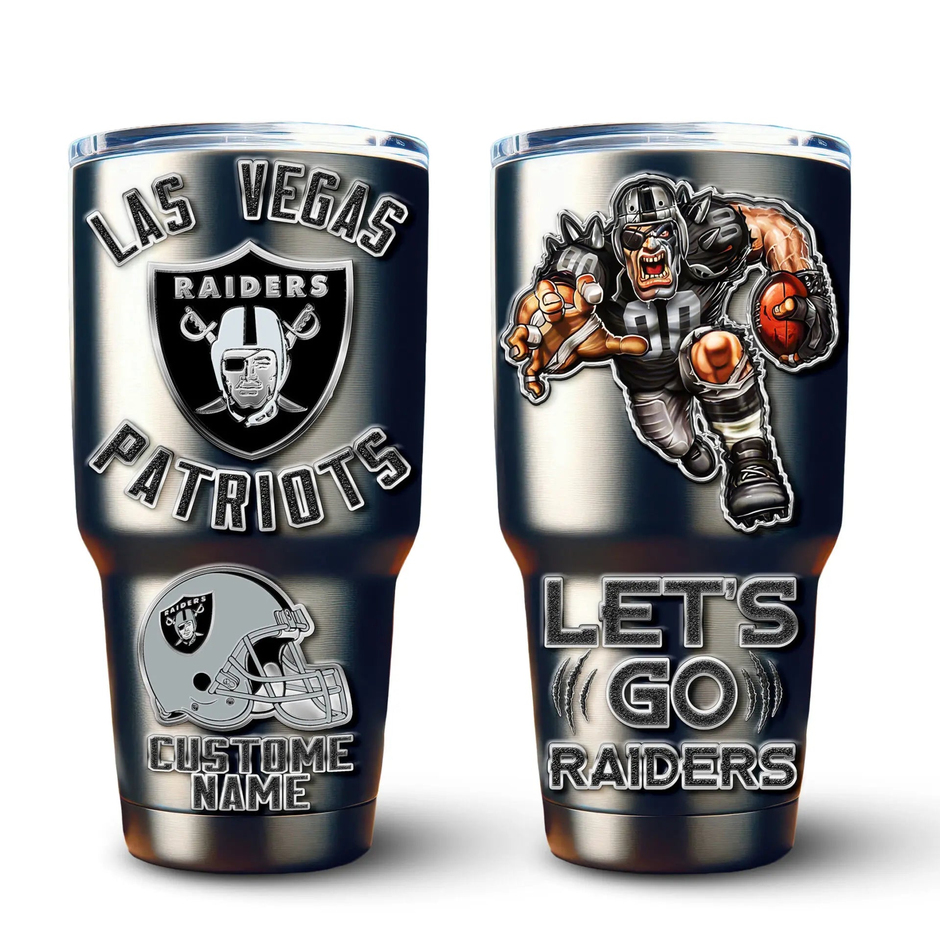 Las Vegas Raiders | PREMIUM TUMBLER TD – HuddleStyle.com - Main
