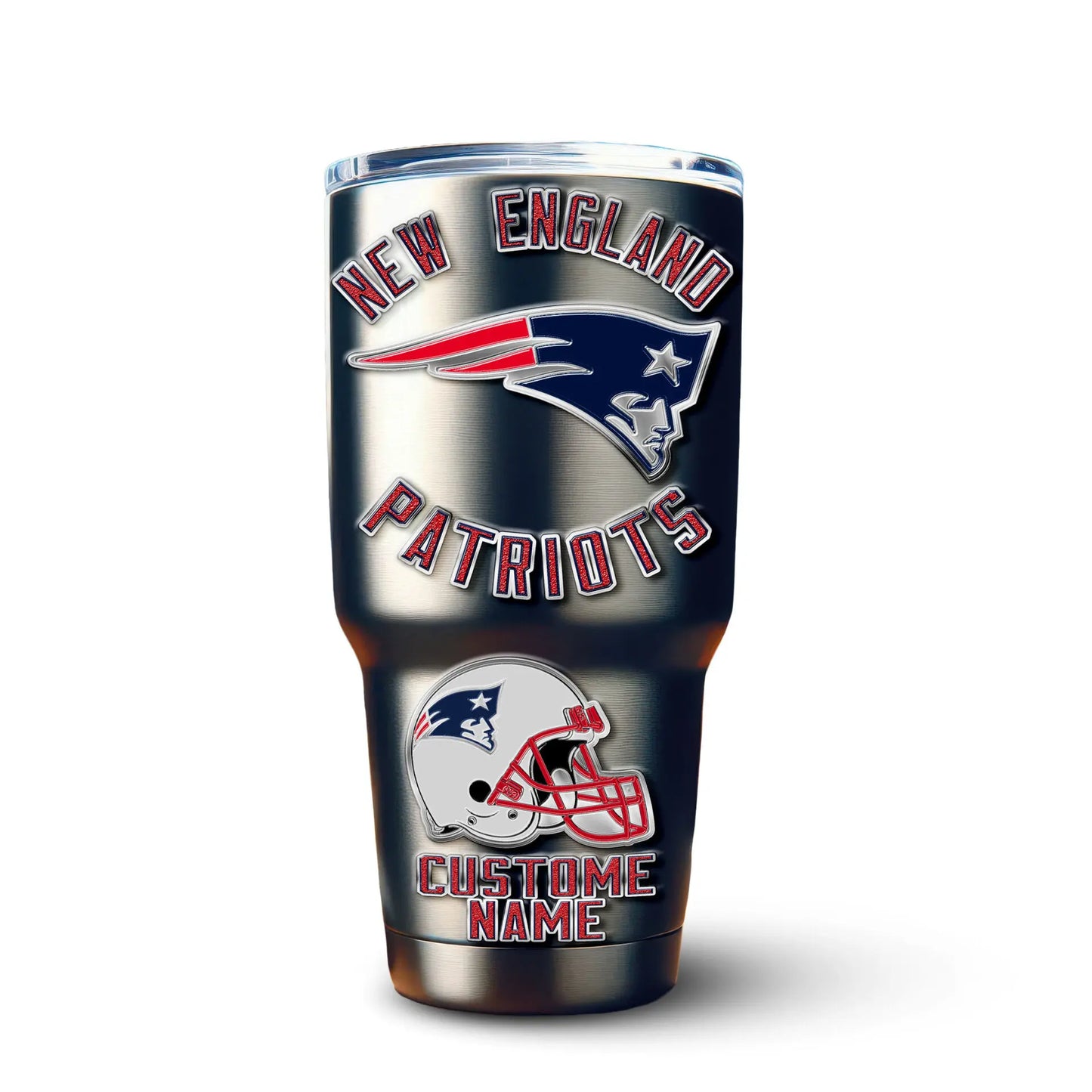 New England Patriots | PREMIUM TUMBLER TD – HuddleStyle.com - Image 3