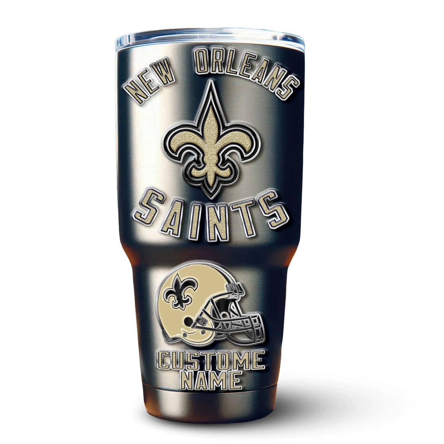New Orleans Saints | PREMIUM TUMBLER TD – HuddleStyle.com - Image 2