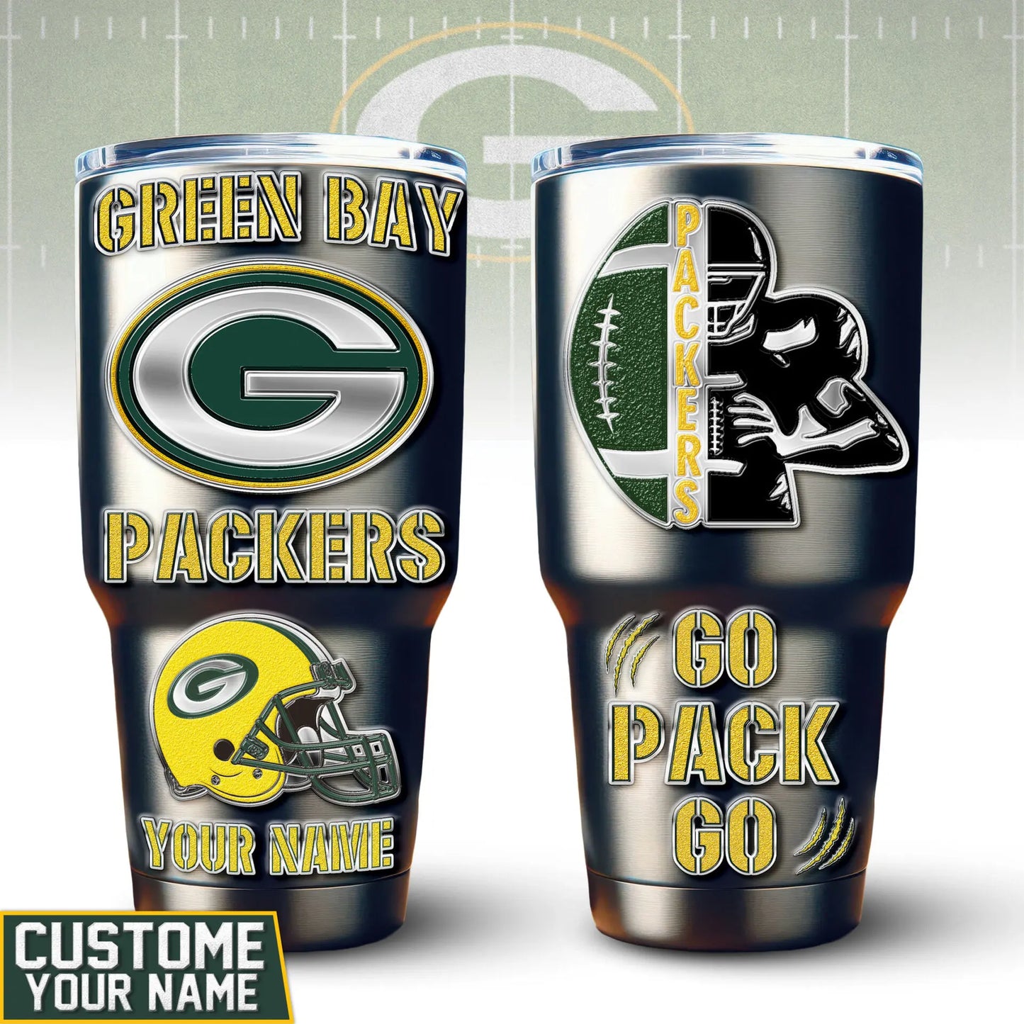 Green Bay Packers | PREMIUM TUMBLER TD – HuddleStyle.com - Image 2