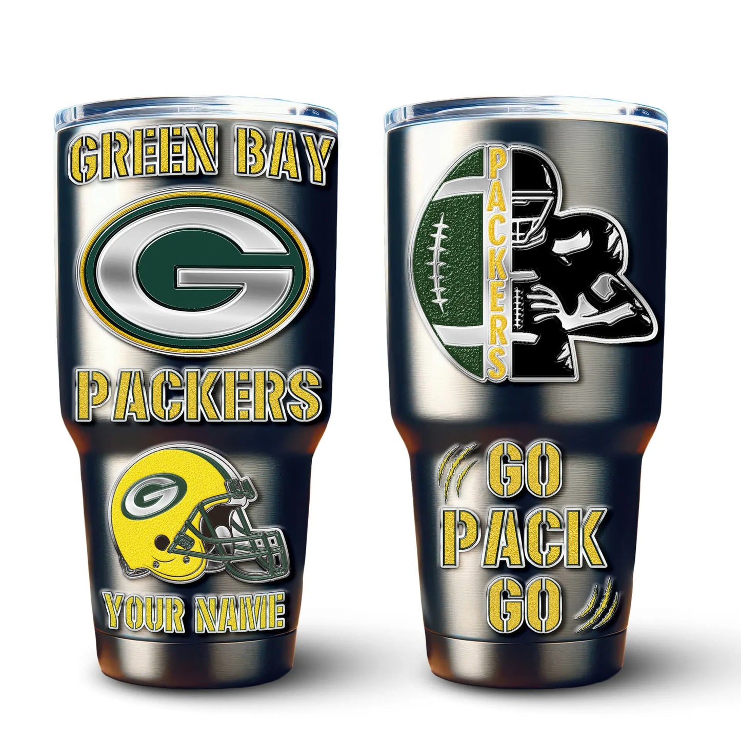Green Bay Packers | PREMIUM TUMBLER TD – HuddleStyle.com - Image 3